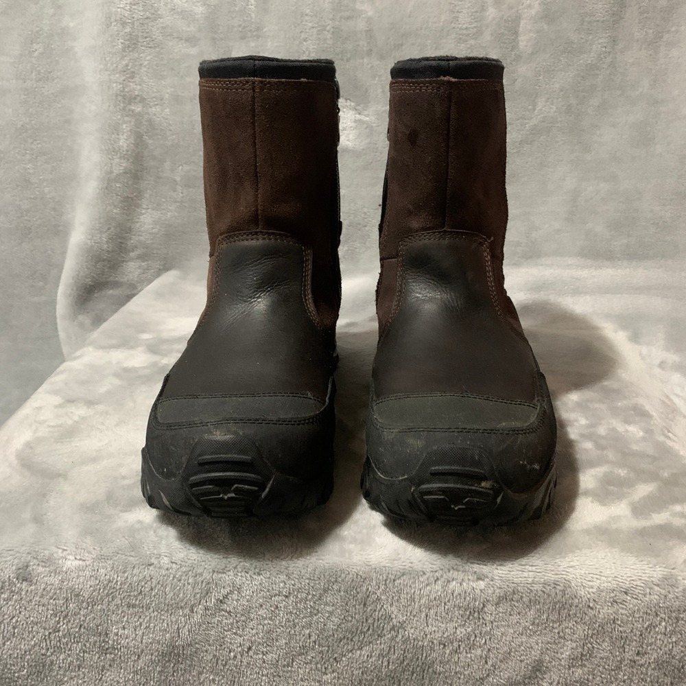 Merrell Polarand Rove Espresso Mens Winter Boots Thinsulate Waterproof Brown 8.5